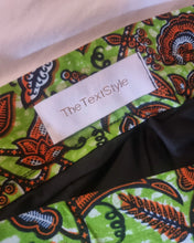 Load image into Gallery viewer, Waxprint cotton midi skirt.