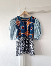 Load image into Gallery viewer, Upcycled top with waxprint.