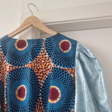 Load image into Gallery viewer, Upcycled top with waxprint.