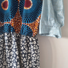 Load image into Gallery viewer, Upcycled top with waxprint.