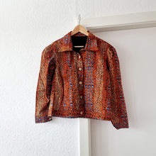 Load image into Gallery viewer, Waxprint jacket with linen.