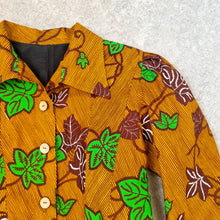 Load image into Gallery viewer, Waxprint jacket with linen.