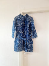 Load image into Gallery viewer, Organic cotton shirtdress. Handmade coconut buttons.