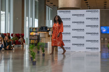 Load image into Gallery viewer, Organic cotton dress. Handmade.