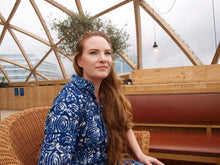 Load image into Gallery viewer, Organic cotton shirt. Handmade coconut buttons. Unisex fit.