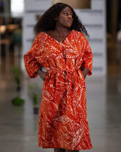 Load image into Gallery viewer, Organic cotton dress. Handmade.