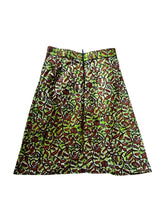 Load image into Gallery viewer, Waxprint cotton midi skirt.
