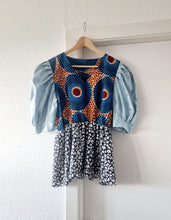 Load image into Gallery viewer, Upcycled top with waxprint.
